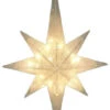 Warm White LED Christmas Star Tree Topper