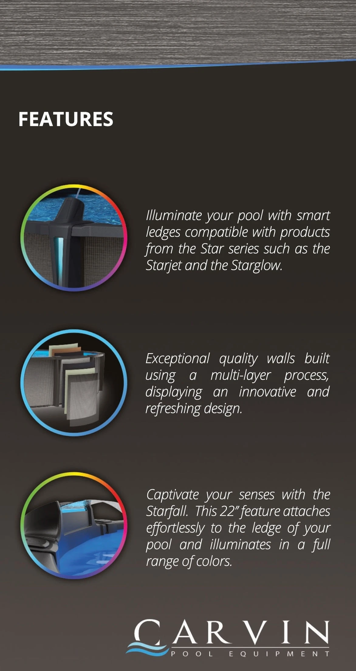 NEW CARVIN® Gold Series Series Mystic Above Ground Swimming Pool 5 NEW CARVIN® Gold Series Series Mystic Above Ground Swimming Pool - Image 5