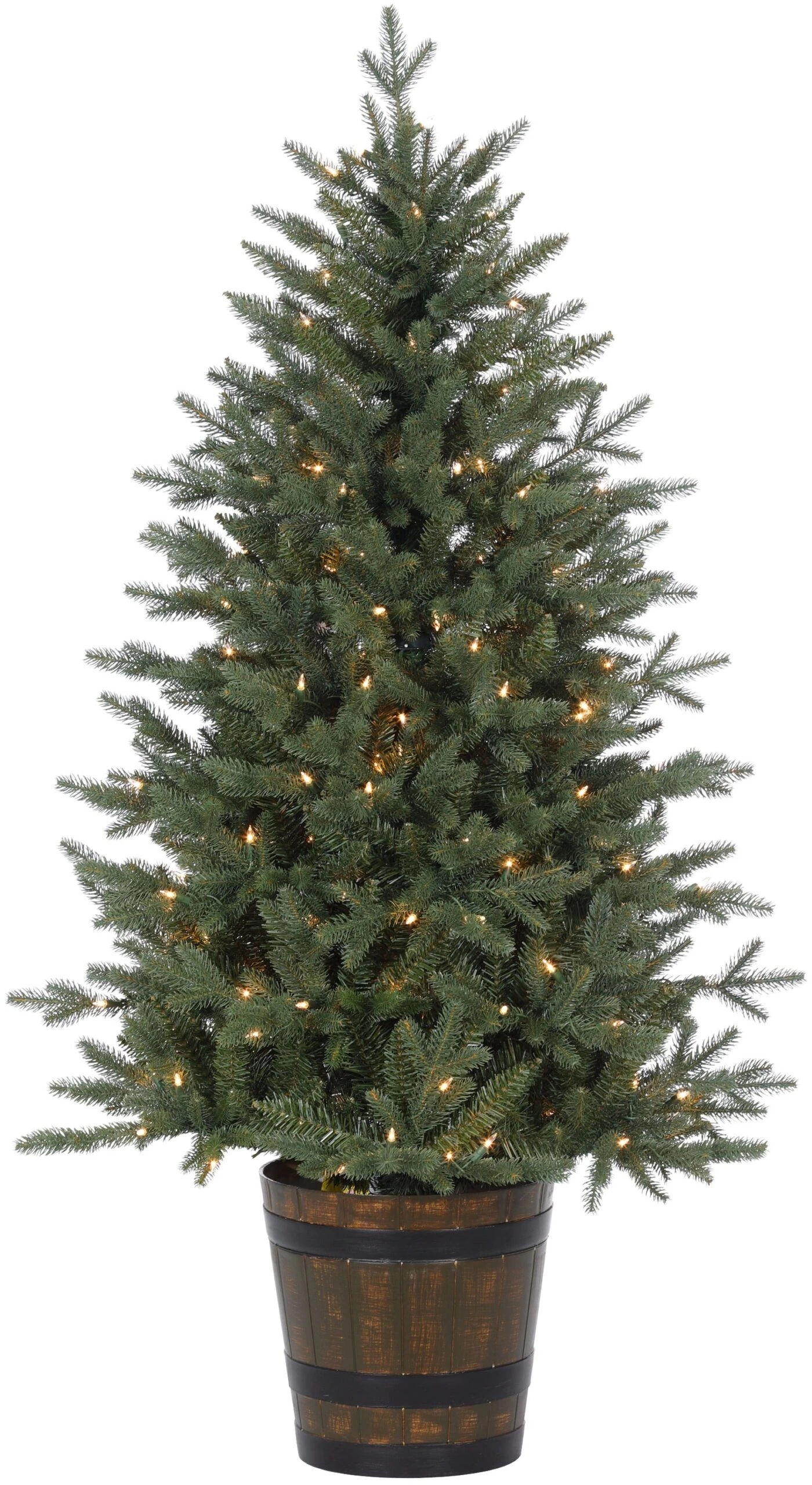 5' Bedford Spruce Pre-Lit Potted Artificial Tree 1 5' Bedford Spruce Pre-Lit Potted Artificial Tree
