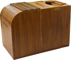 Essential Lounge Half Sauna -Courtyard Home Furnishings Store 991041 2 scaled