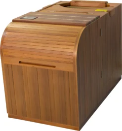 Essential Lounge Half Sauna -Courtyard Home Furnishings Store 991041 3 scaled