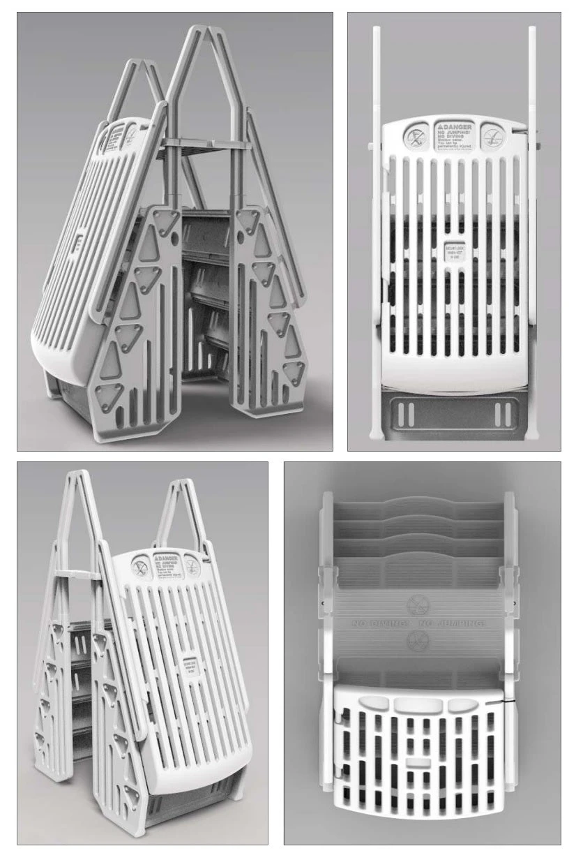 Grand Entry Double Step Pool Entry System With Gate 6 Grand Entry Double Step Pool Entry System With Gate - Image 6