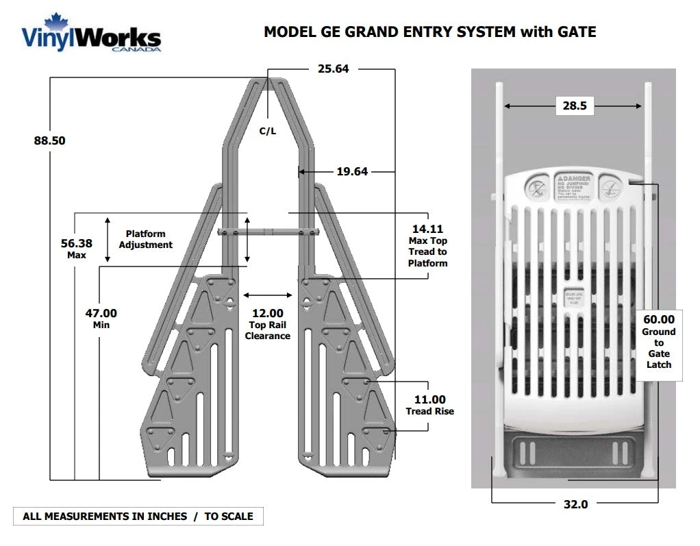 Grand Entry Double Step Pool Entry System With Gate 7 Grand Entry Double Step Pool Entry System With Gate - Image 7