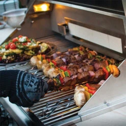 Bull 30" Lonestar Select 4-Burner Stainless Steel Grill Carts -Courtyard Home Furnishings Store 991929 6