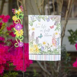 Decorative Garden Flag Stand -Courtyard Home Furnishings Store 992076 3