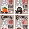 Gnome Interchangeable Burlap Boutique™ Garden Flag