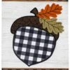 Buffalo Check Acorn Burlap Boutique™ Garden Flag