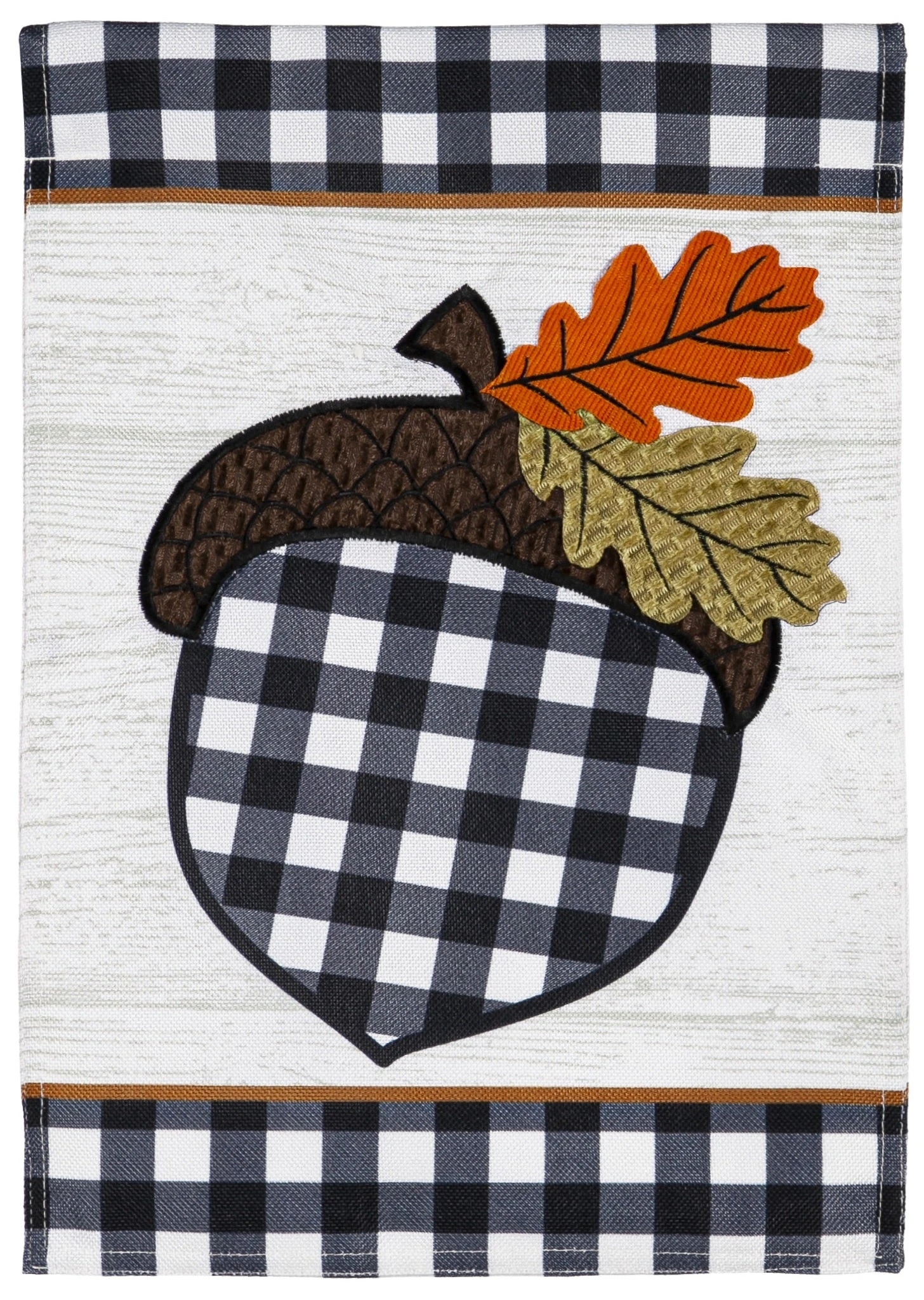 Buffalo Check Acorn Burlap Boutique™ Garden Flag 1 Buffalo Check Acorn Burlap Boutique™ Garden Flag