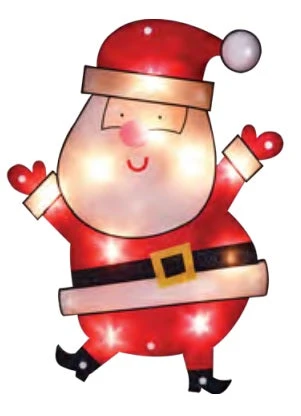 16" Shimmer Santa Wall & Window Light Art 2 16" Shimmer Santa Wall & Window Light Art - Image 2