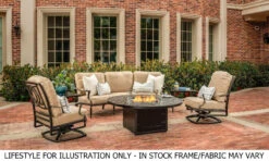 GES Bel Air Cushioned Cast Aluminum Seating & Chat Sets -Courtyard Home Furnishings Store 992477 2