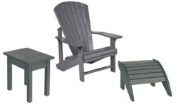 Slate Gray Adirondack Chair Furniture Sets 16 Slate Gray Adirondack Chair Furniture Sets -Courtyard Home Furnishings Store 992669
