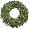 36" Winchester Pine Wreath Pre-Lit With C6 Designer Steady Lights