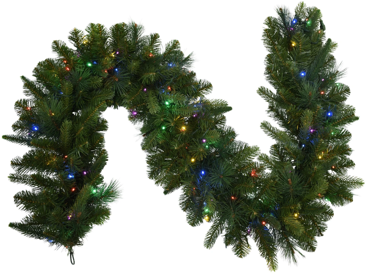 6' Bristol Spruce Decorative Pre-Lit Garland 1 6' Bristol Spruce Decorative Pre-Lit Garland