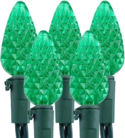 Set Of 100 Heavy Duty C5 LED Lights -Courtyard Home Furnishings Store 992993
