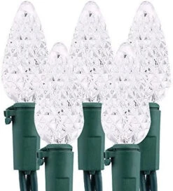 Set Of 100 Heavy Duty C5 LED Lights -Courtyard Home Furnishings Store 992995