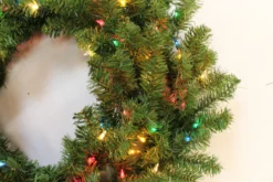 30" Canadian Pine Pre-Lit Artificial Christmas Wreath -Courtyard Home Furnishings Store 993 143 3 scaled