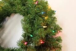 24" Canadian Pine Pre-Lit Artificial Christmas Wreath 9 24" Canadian Pine Pre-Lit Artificial Christmas Wreath -Courtyard Home Furnishings Store 993 145 4