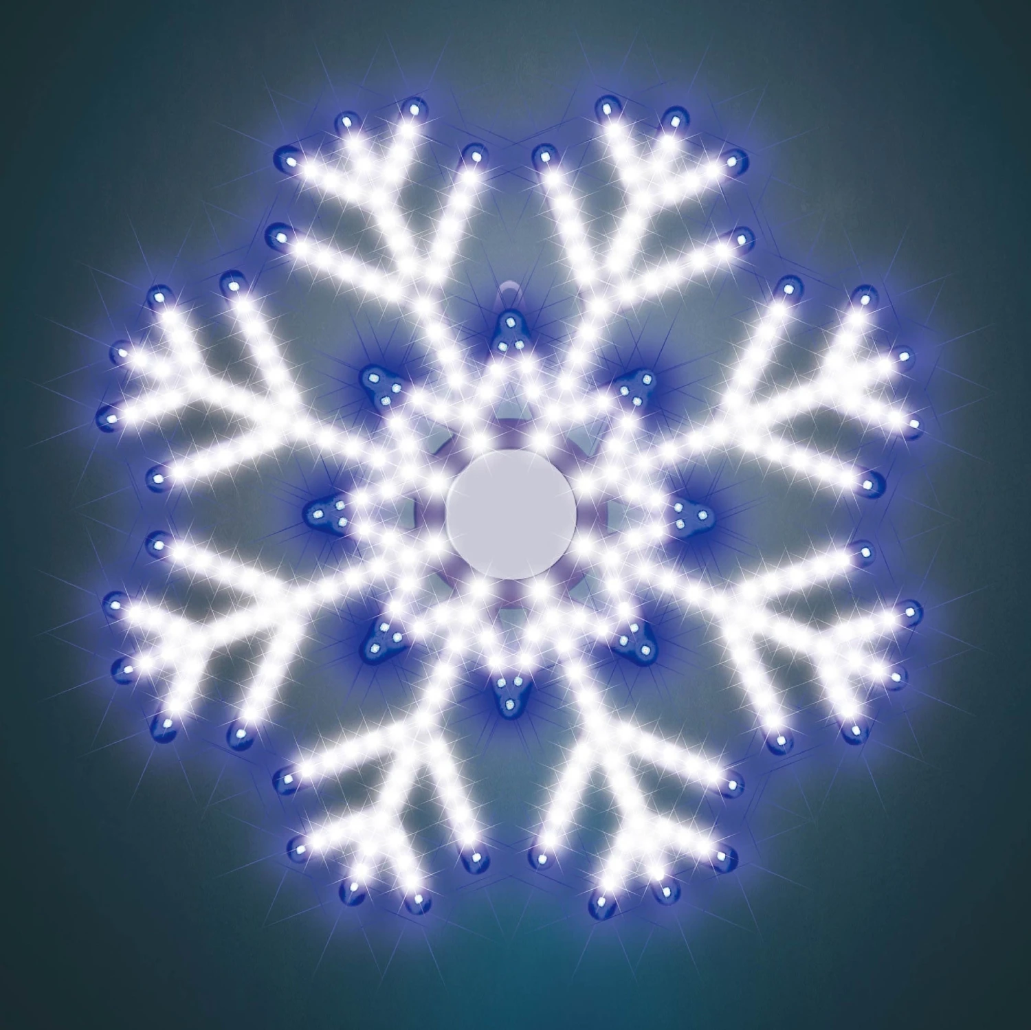 15.5" LED Hi-Vibrant Snowflake Decoration 5 15.5" LED Hi-Vibrant Snowflake Decoration - Image 5