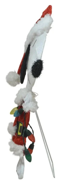 24" Peanuts® 2D Pre-Lit LED Snoopy In Santa Suit Yard Art 9 24" Peanuts® 2D Pre-Lit LED Snoopy In Santa Suit Yard Art -Courtyard Home Furnishings Store 993019 4