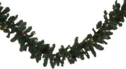 9' Pre-Lit Montana Garland With Pine Cones And Berries 5 9' Pre-Lit Montana Garland With Pine Cones And Berries -Courtyard Home Furnishings Store 993080 2