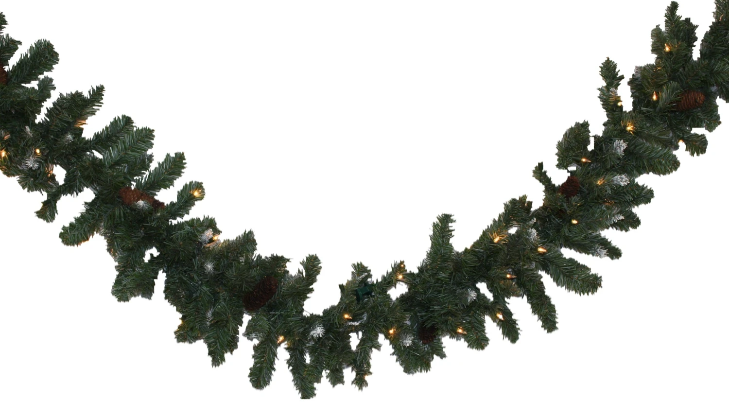 9' Pre-Lit Montana Garland With Pine Cones And Berries 3 9' Pre-Lit Montana Garland With Pine Cones And Berries - Image 3