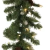 9' Pre-Lit Montana Garland With Pine Cones And Berries