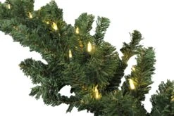 9' Tiffany Christmas Garland Pre-Lit With 50 Warm White Lights 6 9' Tiffany Christmas Garland Pre-Lit With 50 Warm White Lights -Courtyard Home Furnishings Store 993085 2