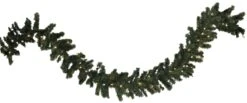 9' Tiffany Christmas Garland Pre-Lit With 50 Warm White Lights 7 9' Tiffany Christmas Garland Pre-Lit With 50 Warm White Lights -Courtyard Home Furnishings Store 993085 3