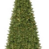12' Narrow New Carrington Instant Lite Pole Pre-Lit Artificial Christmas Tree