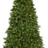 9' Narrow New Carrington Instant Lite Pole Pre-Lit Artificial Christmas Tree