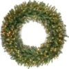 48" New Carrington Pre-Lit Wreath