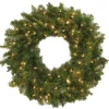 30" New Carrington Pre-Lit Wreath