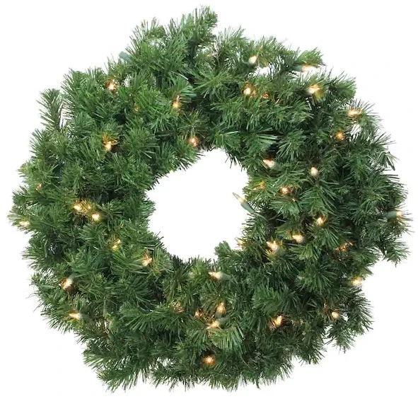 30" New Carrington Pre-Lit Wreath 4 30" New Carrington Pre-Lit Wreath - Image 4