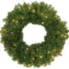 24" New Carrington Pre-Lit Wreath