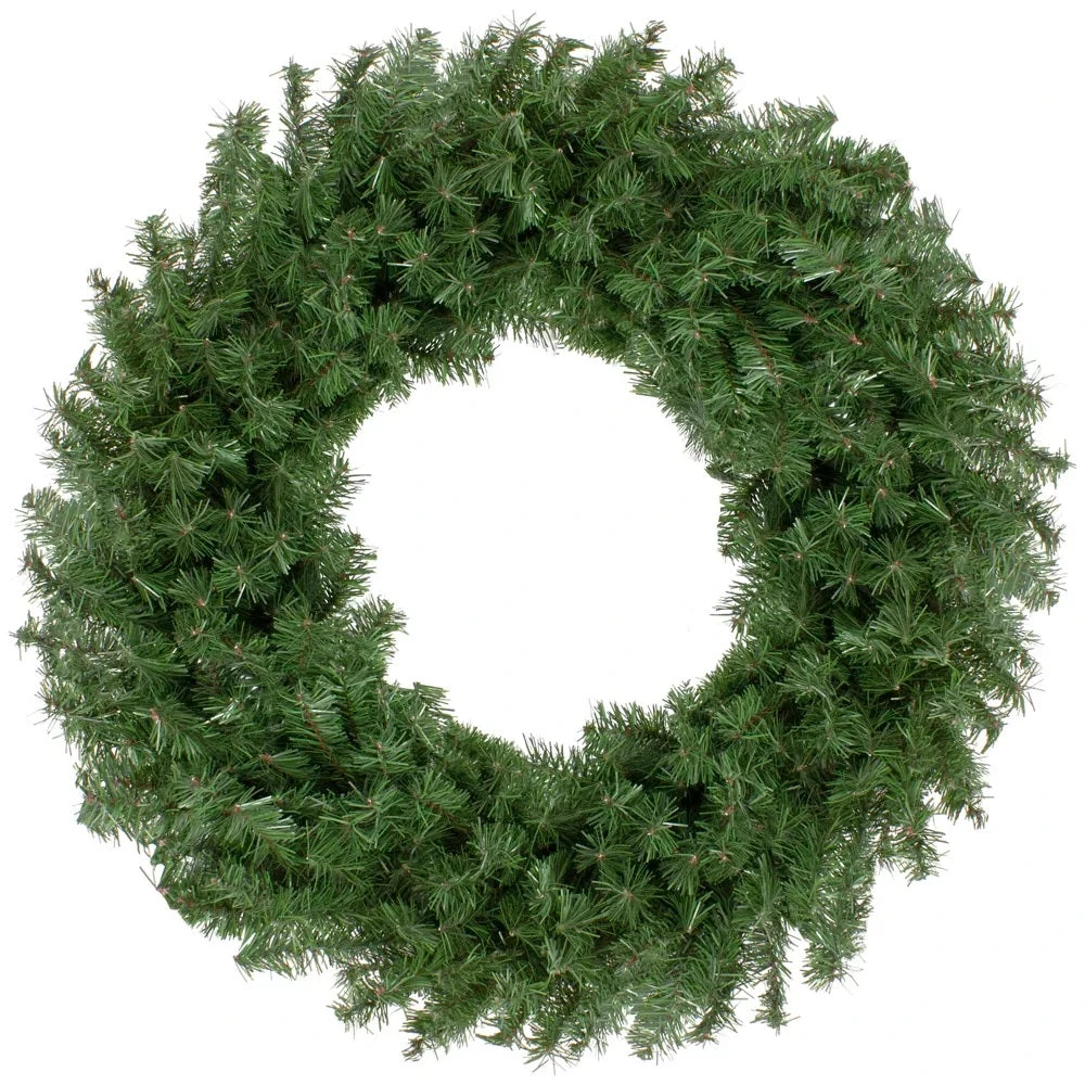36" Canadian Pine Pre-Lit Artificial Christmas Wreath 3 36" Canadian Pine Pre-Lit Artificial Christmas Wreath - Image 3