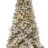 7.5' Pre-Lit Snowy Wellington Fir PowerConnect™ Artificial Christmas Tree