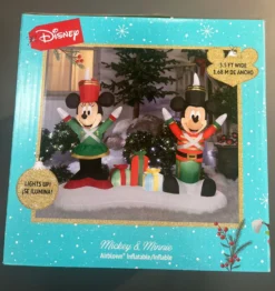 4.5' Airblown® Mickey Mouse And Minnie Mouse As Toy Soldiers Christmas Inflatable -Courtyard Home Furnishings Store 993509 5 scaled