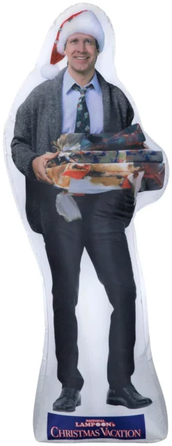 6' Airblown® Photorealistic Clark Griswold With Presents Outdoor Inflatable