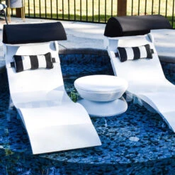 Signature In-Pool Chaise Lounge Chair Shade From Ledge Lounger -Courtyard Home Furnishings Store 993799 10