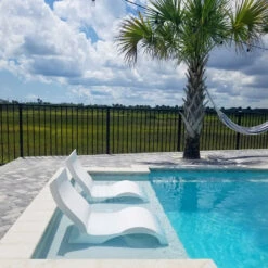 Signature In-Pool Lowback Chair From Ledge Lounger -Courtyard Home Furnishings Store 993803 12