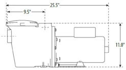 Waterway SMF-107 .95 HP In-Ground Pool Pump -Courtyard Home Furnishings Store 994126 3