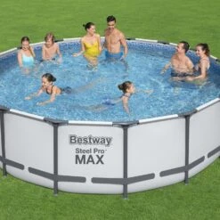 BWT Bestway Steel Pro MAX 16' X 48" Frame Above Ground Swimming Pool Set