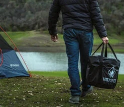 HotShot Traveler Portable Low Smoke 15" Round Wood-Burning Fire Pit With Carry Bag -Courtyard Home Furnishings Store 994284 13