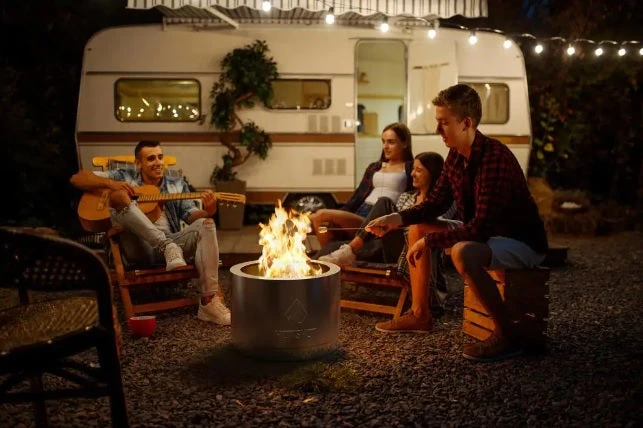 HotShot Explorer Portable Low Smoke 19.5" Round Wood-Burning Fire Pit With Carry Bag 14 HotShot Explorer Portable Low Smoke 19.5" Round Wood-Burning Fire Pit With Carry Bag - Image 14