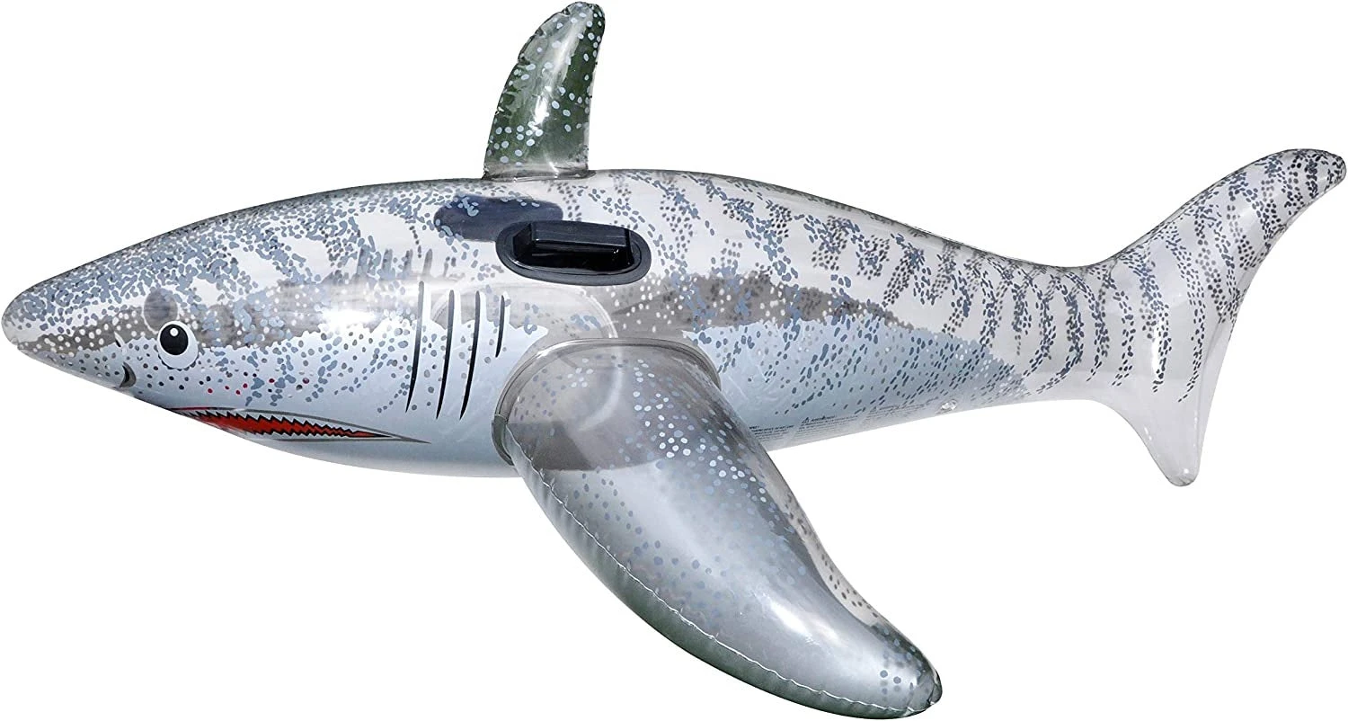 72" Inflatable Shark Pool Ride-On 2 72" Inflatable Shark Pool Ride-On - Image 2