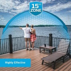 MIA Graphite Thermacell Patio Shield Mosquito Repeller 14 MIA Graphite Thermacell Patio Shield Mosquito Repeller -Courtyard Home Furnishings Store 994771 7