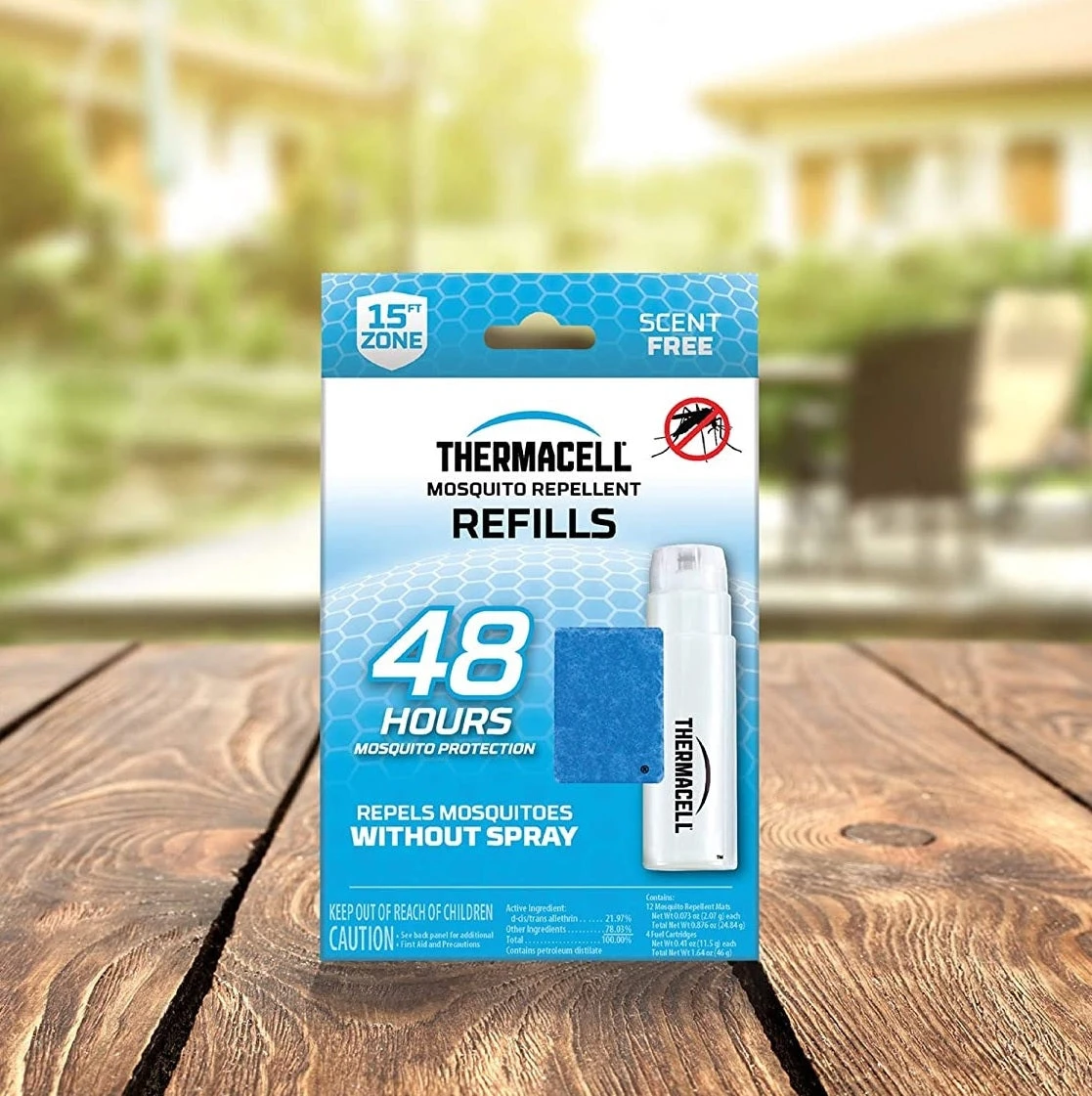 MIA 48-Hour Thermacell Patio Shield Mosquito Repeller Refills (4-Pack) 1 MIA 48-Hour Thermacell Patio Shield Mosquito Repeller Refills (4-Pack)
