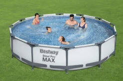 BWT Bestway Steel Pro 12' X 30" Frame Above Ground Swimming Pool Set -Courtyard Home Furnishings Store 994811 3