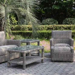 Carolina Woven Wicker Patio Seating & Chat Sets
