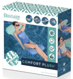 BWT Comfort Plush™ Hammock Pool Lounge Float From Bestway -Courtyard Home Furnishings Store 995084